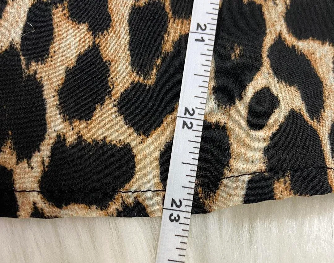 Ali & Kris Leopard Print Peplum Top - Image 8