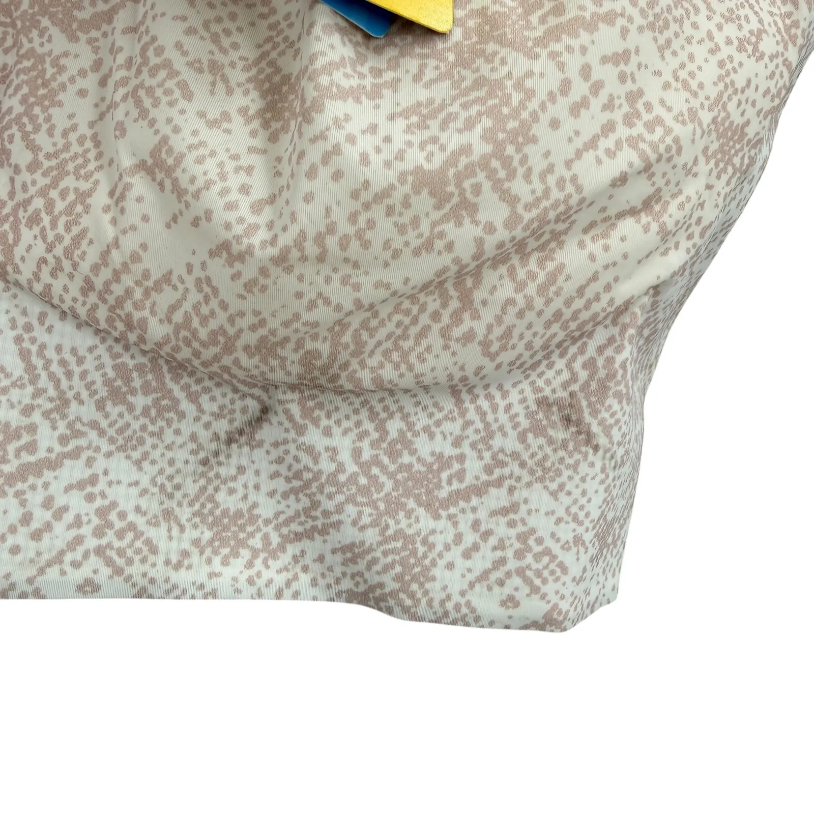 Bali Comfort Revolution 360 Stretch Bra DF3491 X-Large Beige Print Wireless New - Image 2