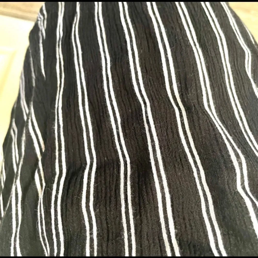 Final Touch black white stripe long tank - Image 6