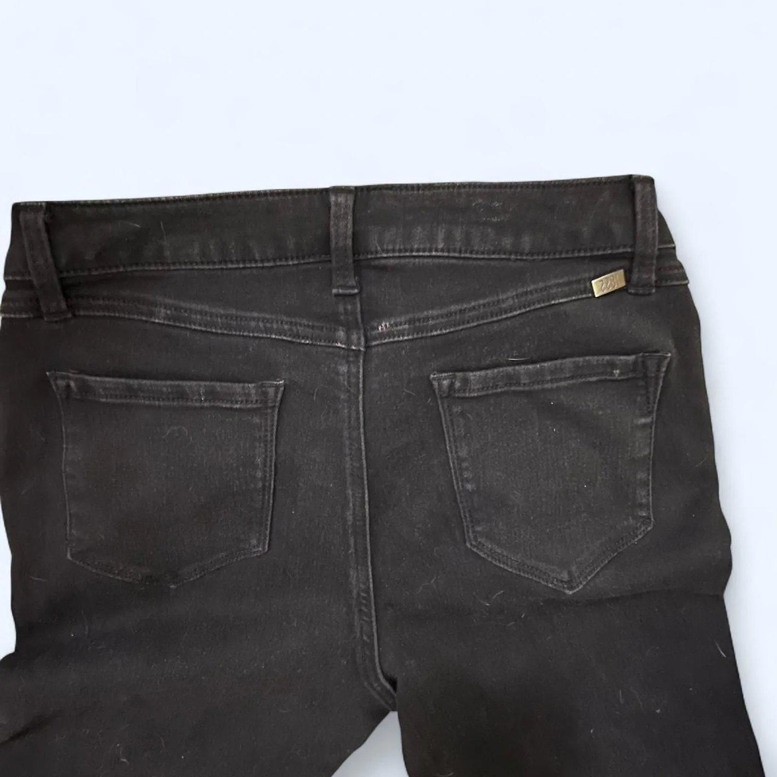 1822 vintage Y2K black flare jeans with a high rise Size 6 - Image 5