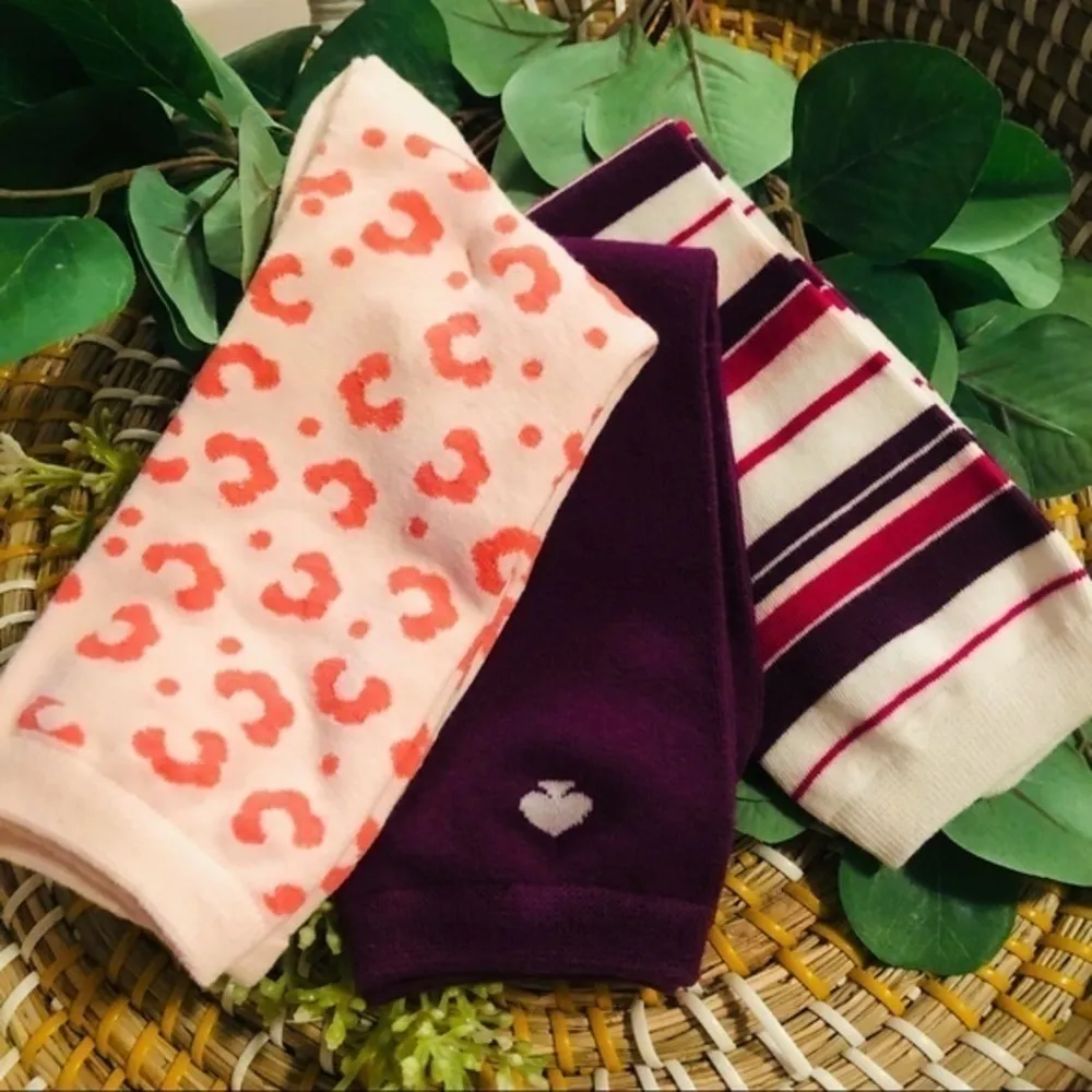 Kate Spade Leopard 3 Pack Socks NWT - Image 2