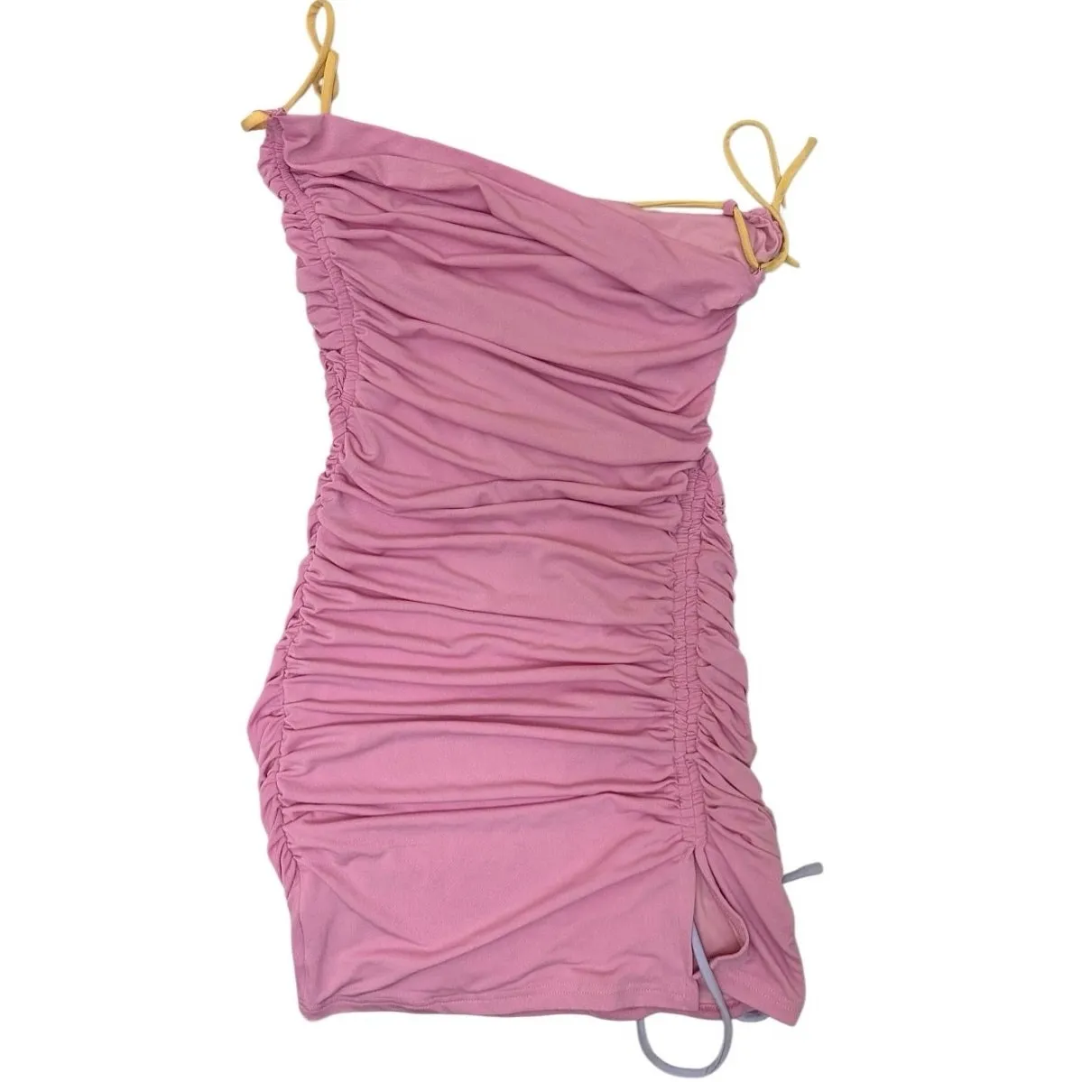 White Fox Boutique RECKLESS HEART MINI‎ DRESS Size Medium Pink - Image 3