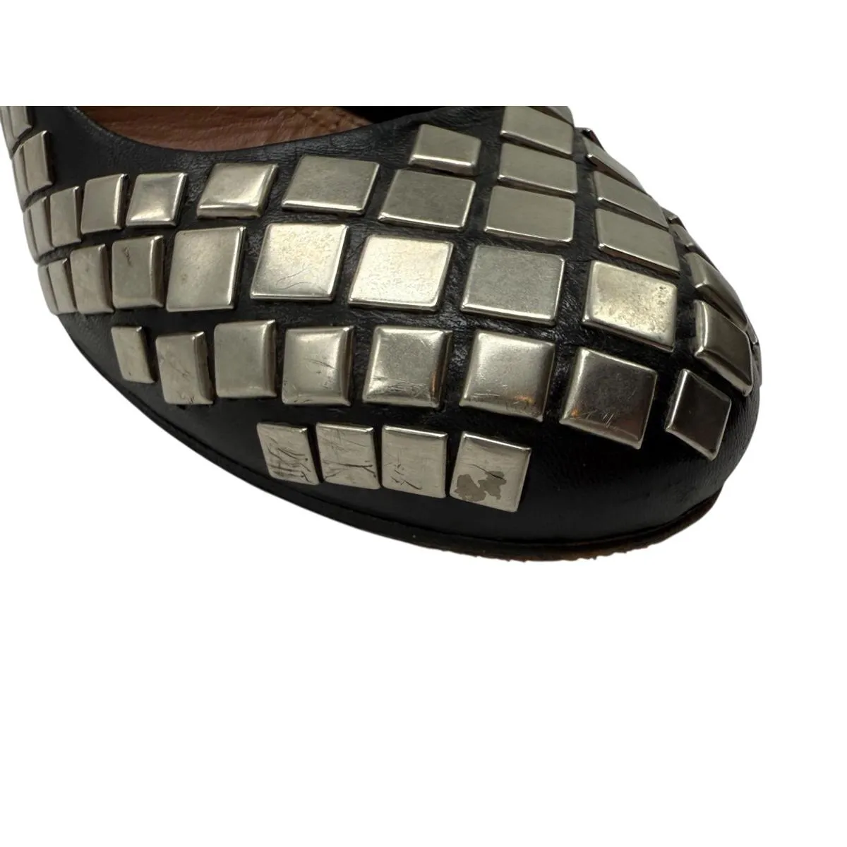 Alaïa Paris Black Studded Architectural Heels Size 39 - Image 13