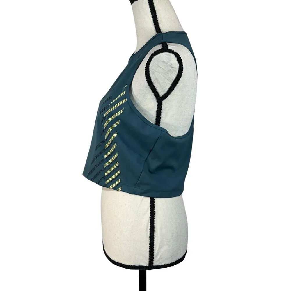 Nike Large Aeroswift Dri-Fit Crop Tank Top Stretch Sleeveless Racerback Running - Image 5