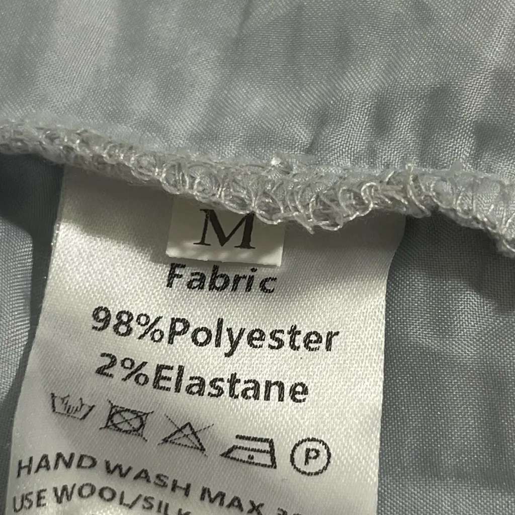 COLYSMO BODYCON MAXI DRESS CORSET STYLE ADJUSTABLE STRAPS LACE TRIM M SEA FOAM Size M - Image 7