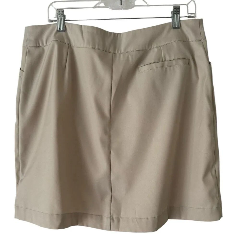 Tail White Label Khaki Golf Skort Women’s Size 14 Modest Minimalist Skirt - Image 2