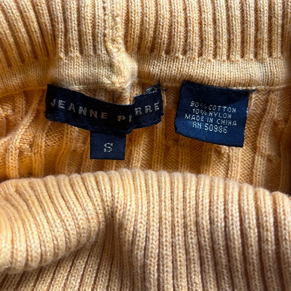 Jeanne Pierre cable knit turtleneck sweater - Image 5