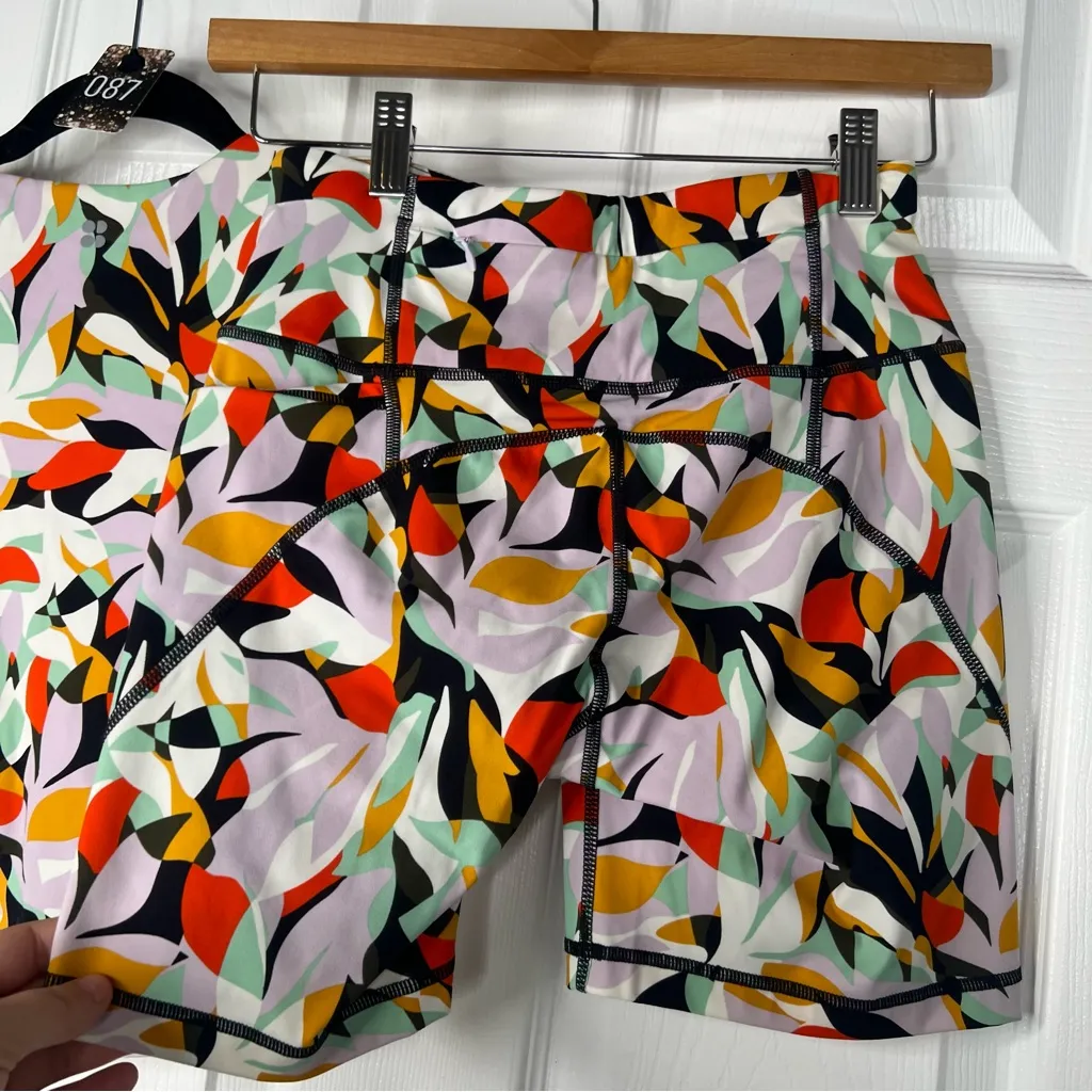 Sz XS Sweaty Betty Power Biker Shorts and Top Set NWT $126 MSRP - Image 8