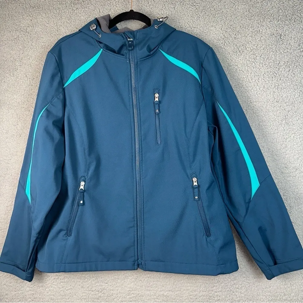 Below Zero by Rothschild Womens Ski Snow Jacket Size XL Weathergear Layering Y2K Blue - Image 3