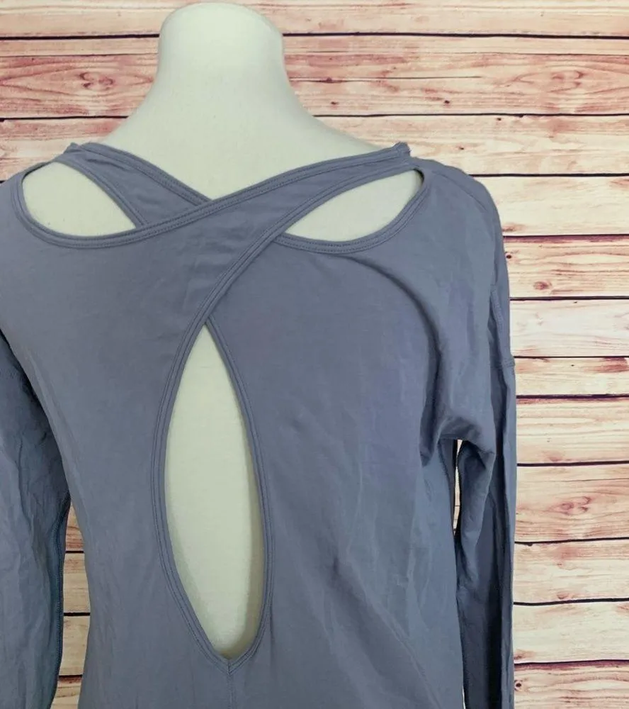 Lululemon Back Into It Heathered Starlight Top, Size 4 - Image 6