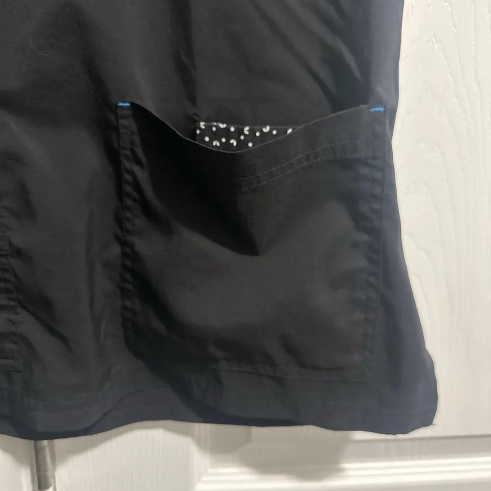 Koi Womens Black Scrub Top Size XS - Image 7