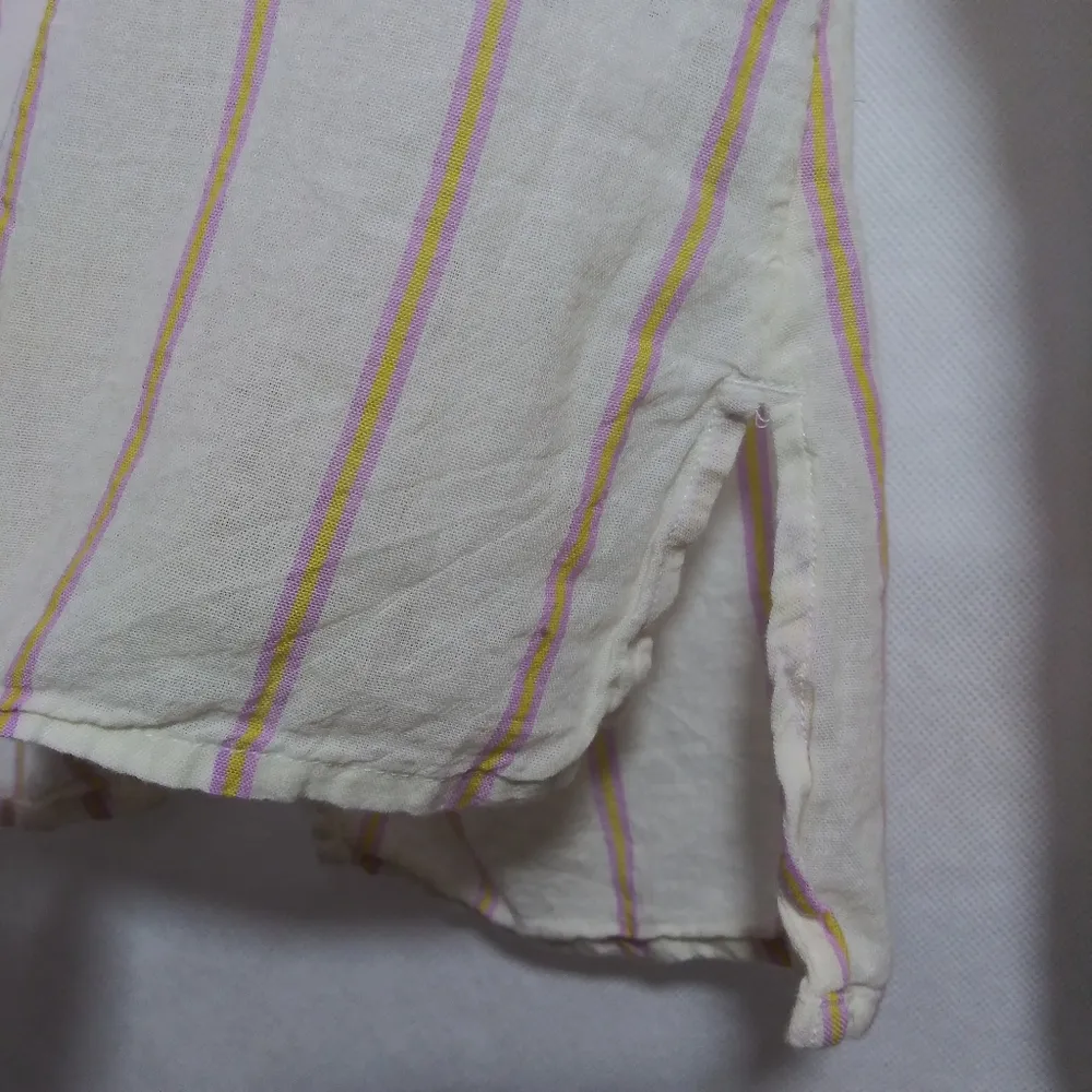 BDG Maddison Breezy Tie-Back Shirt Relaxed Button Down Size L - Image 11