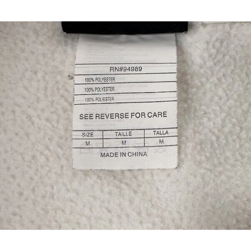 NEW ERA Pittsburgh Penguins NINETEEN 67 Womens White Zip Warm Fleece Vest Size M Size M - Image 8