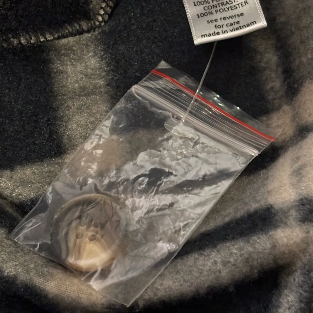 Plaid Long Sleeve Hoodie Size S - Image 15