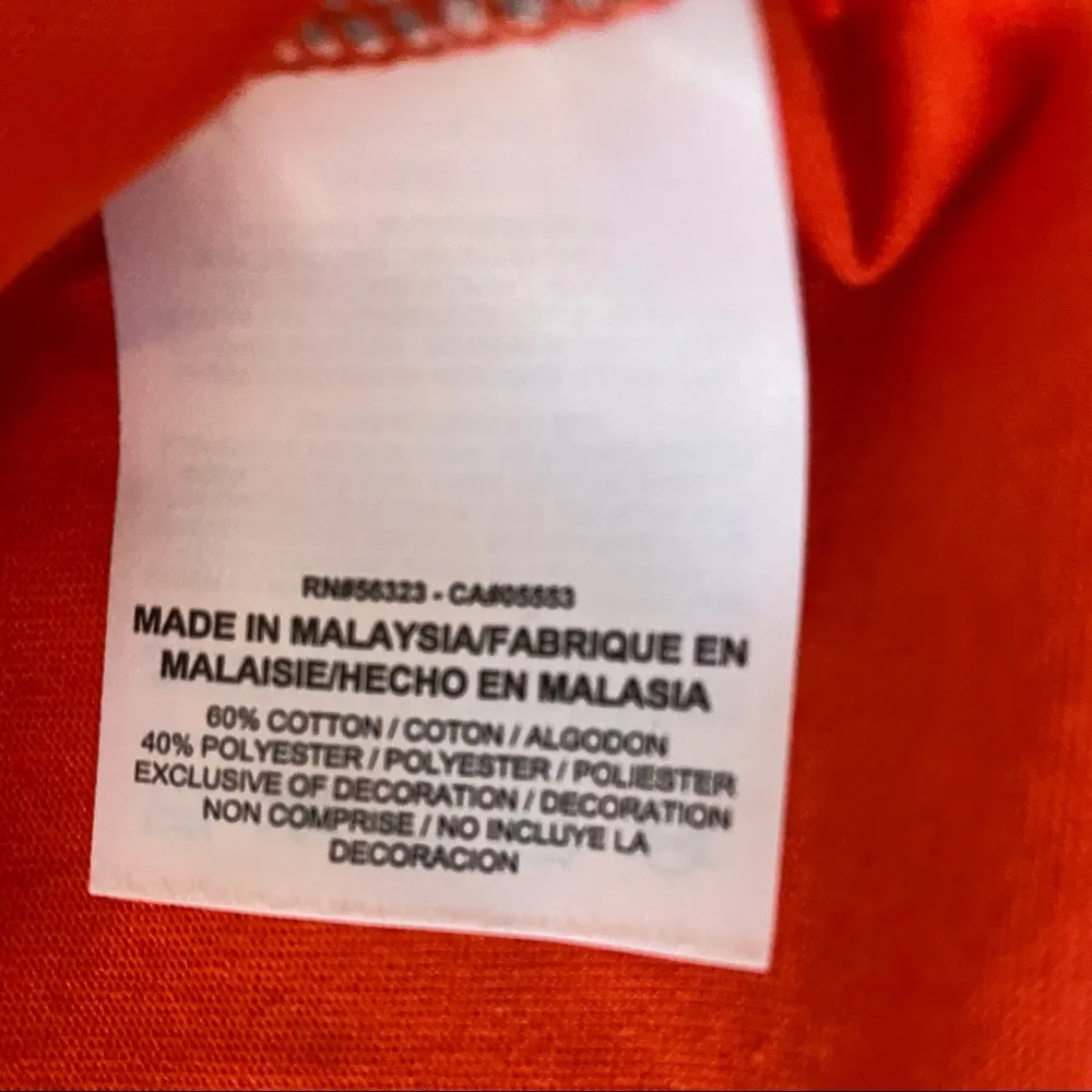 Orange Nike DRY-FIT Tee - Image 3