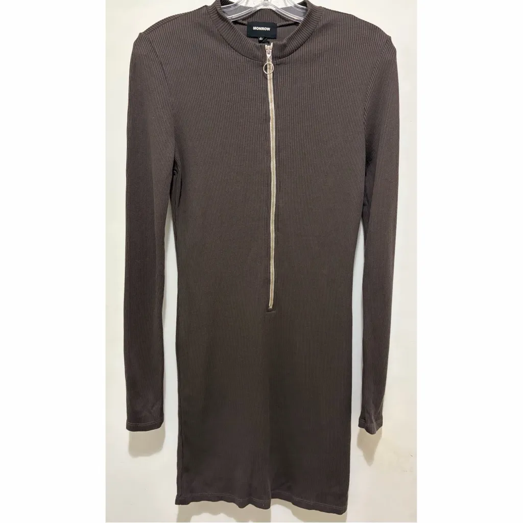 Monrow Revolve Ribbed Zip - Image 5