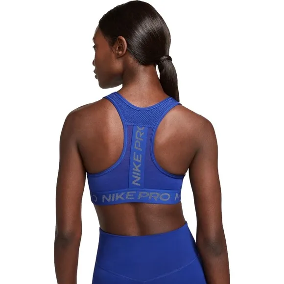 Nike Pro Dri-FIT Swoosh Women's Non-Padded Sparkle Sports Bra size medium - Image 2