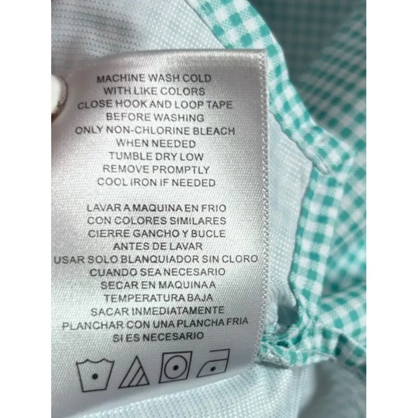 Habit Womens Check Fishing Top 2XL Turquoise Outdoor Hiking Lightweight ‎ Vented - Image 7