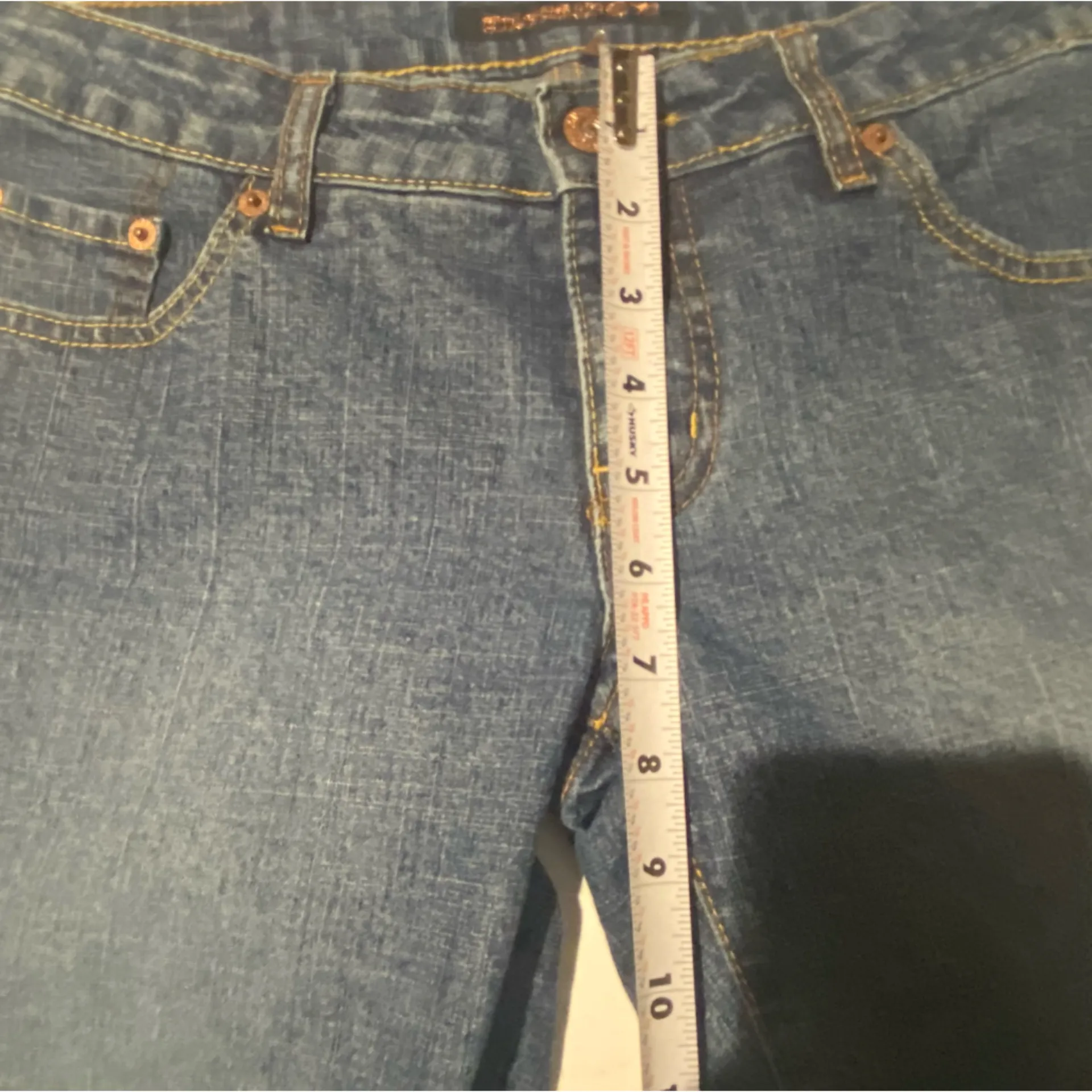 Pepe London Size 3 Crop Jeans Made In Jordan Retail $109.00 Sku A7 - Image 10