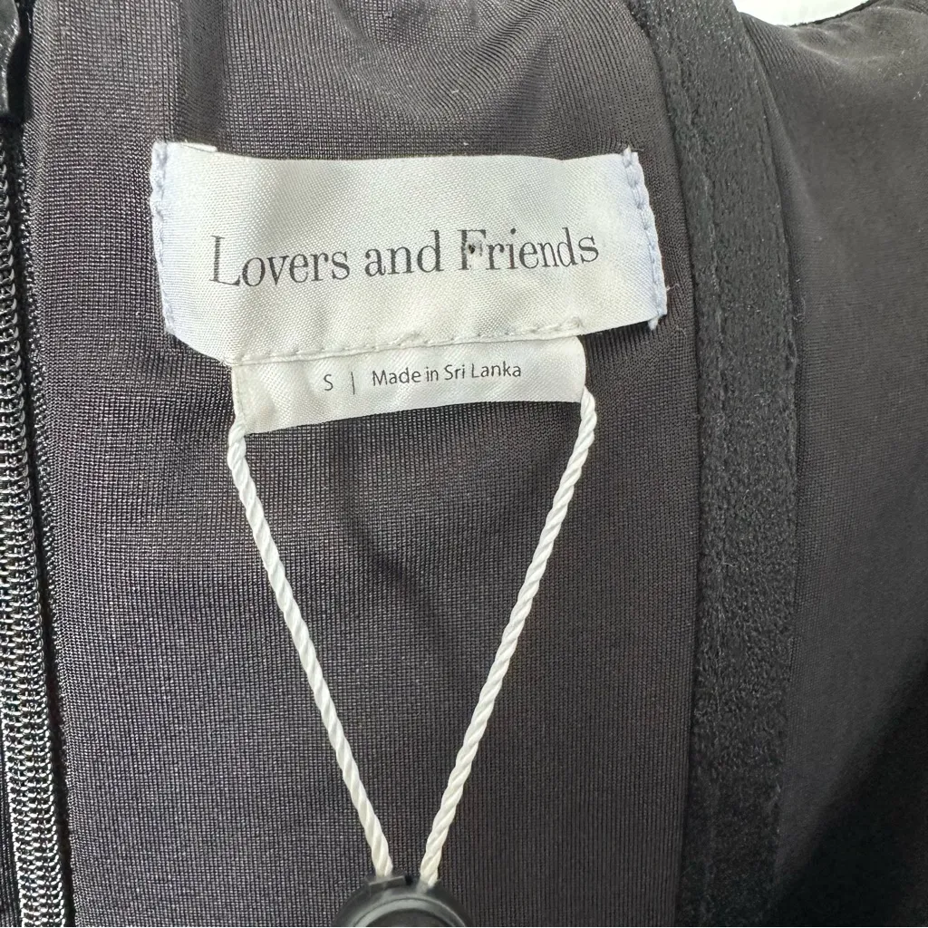 Lovers & Friends Nina Mini Dress Velvet Whimsigoth 90s Size S NWT - Image 5