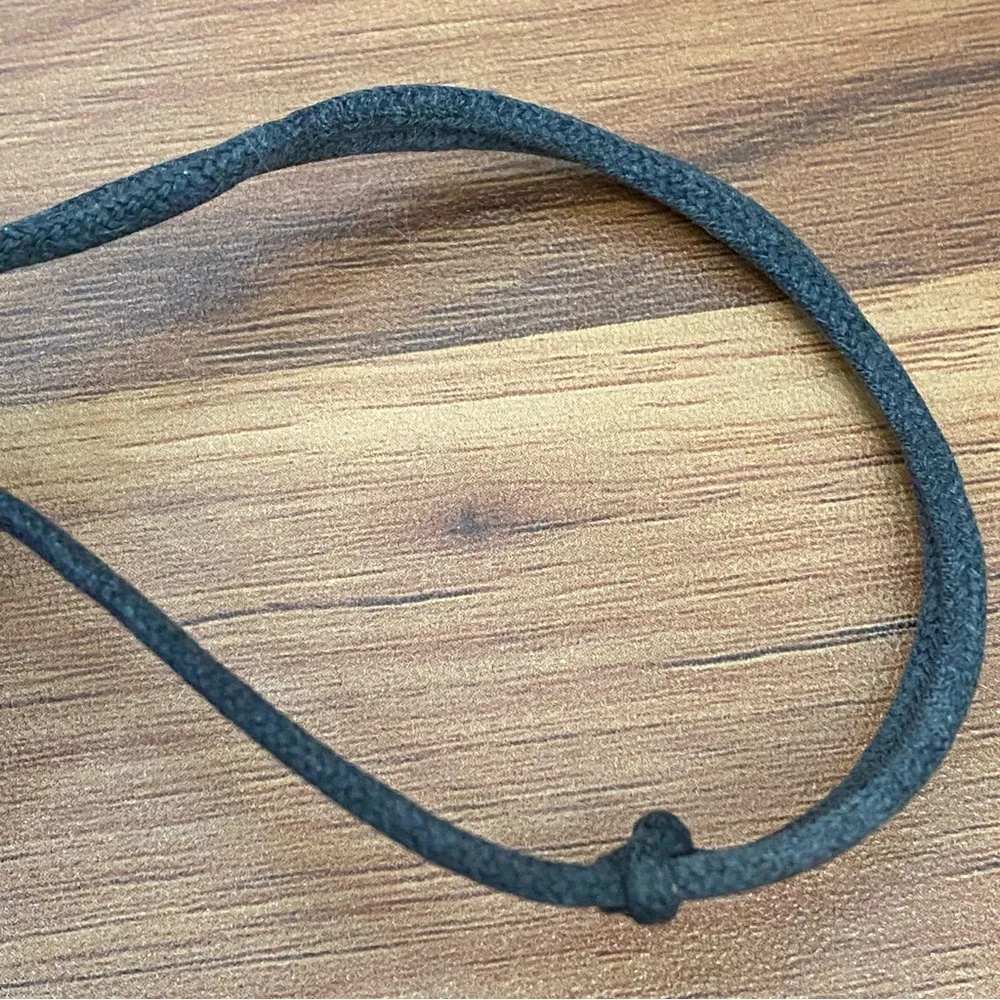 Vintage Mexican Sterling Silver Bell/Chime Ball Pendant Black Cord Necklace 13g - Image 15