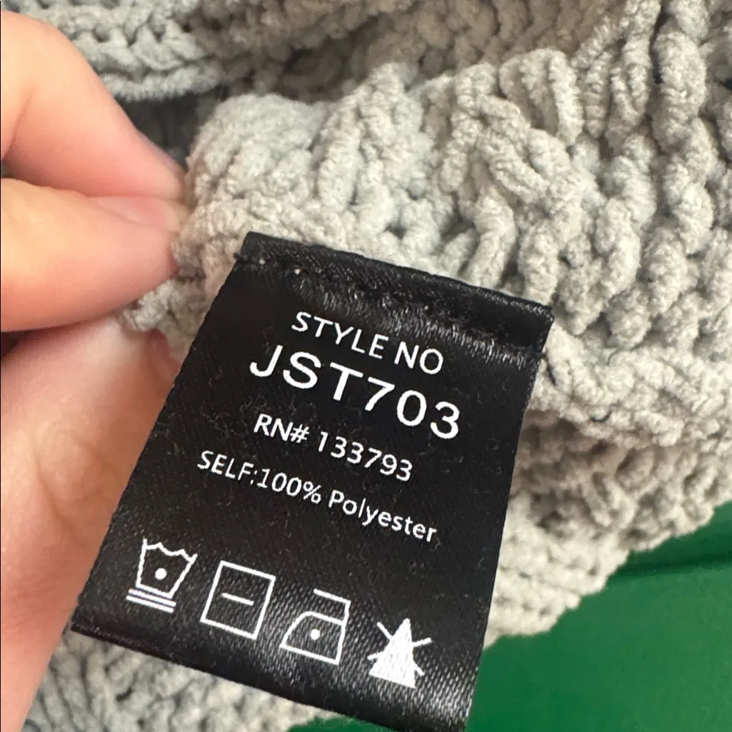 Green knit turtleneck POL sweater‎ - Image 5