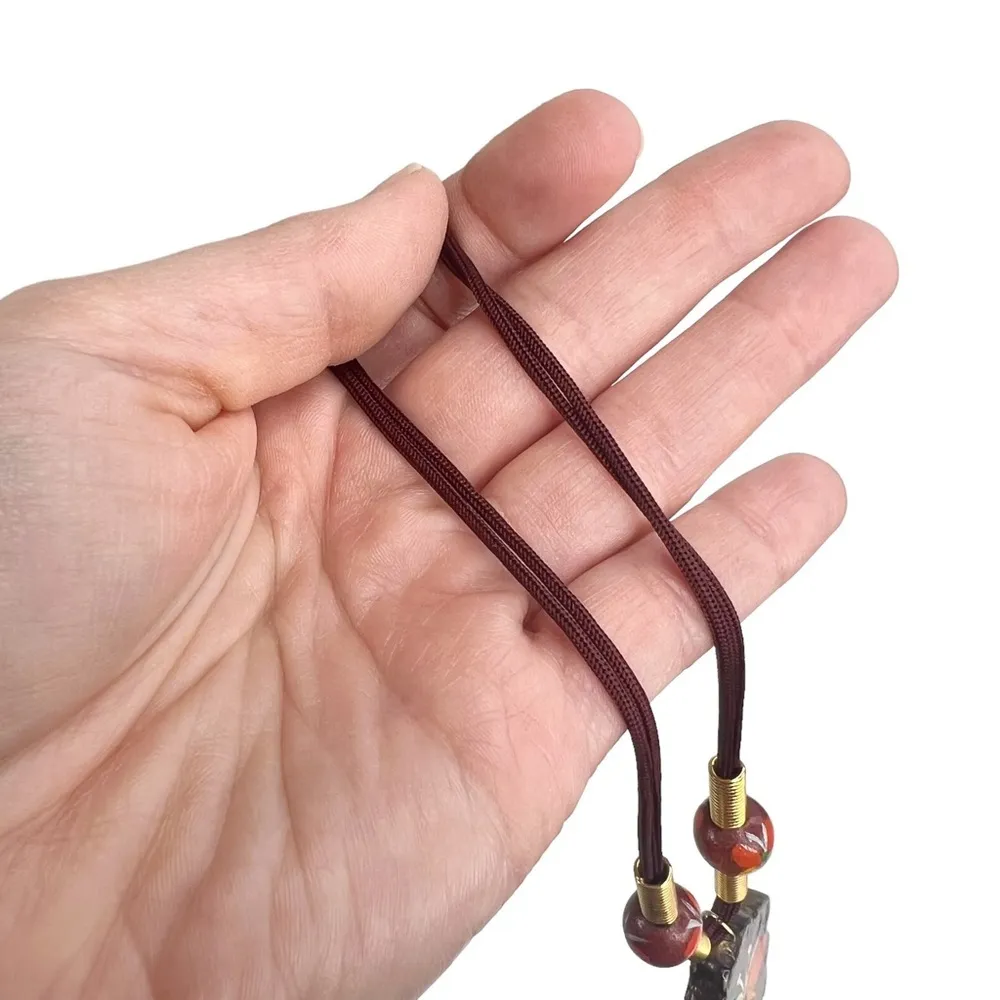 Vintage Wooden Hand Painted Butterfly Necklace & Clip On Earrings - Image 12