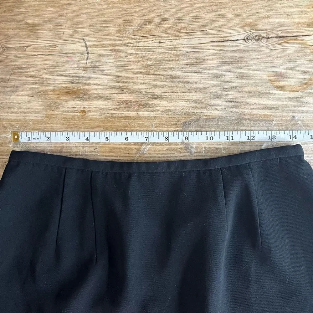 ‎Norton McNaughton Black Pencil Skirt Size 8 - Image 5
