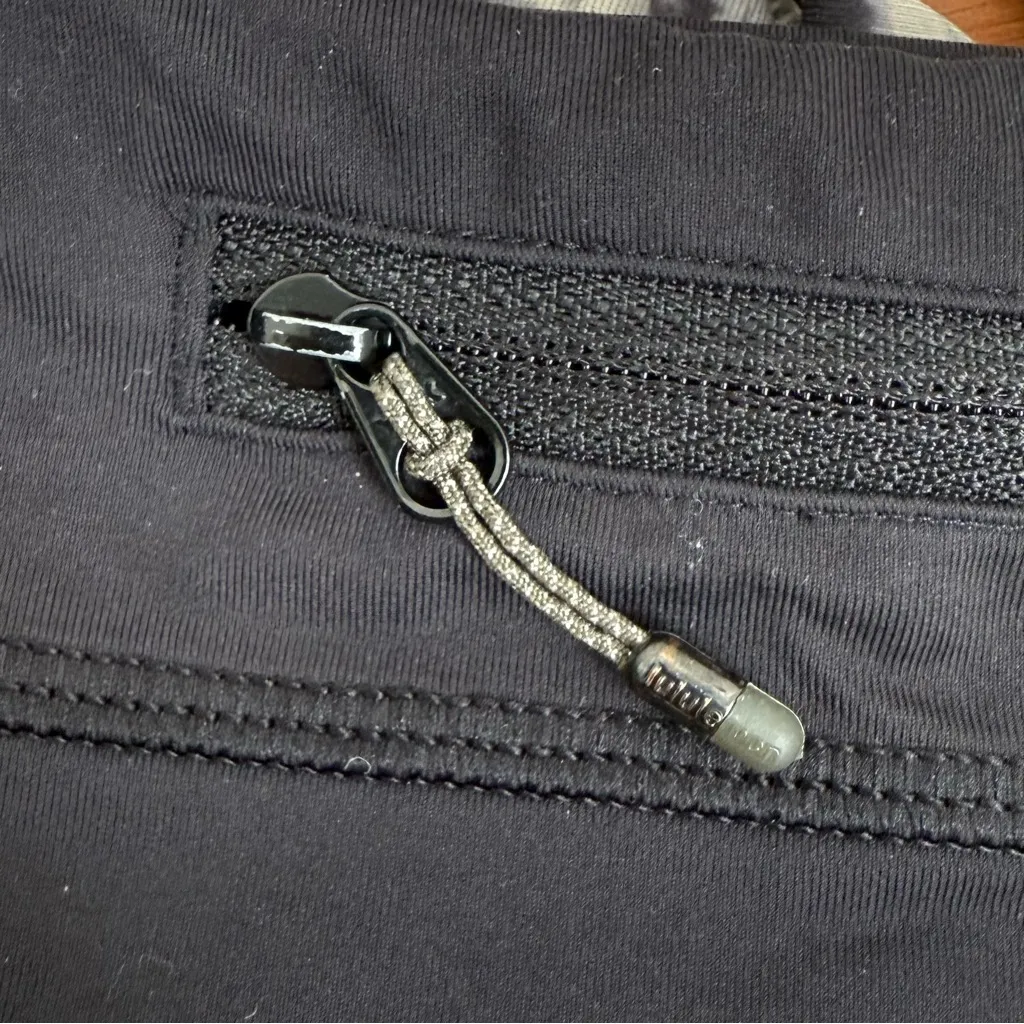 LULULEMON Run: Inspire Crop II All Luxtreme Great Granite Black Mojave Tan Sz 8 - Image 13