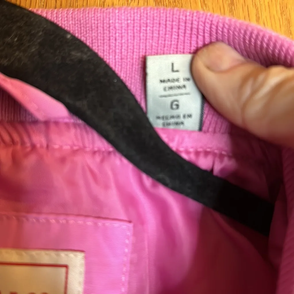 Levi Strauss & Co Sonic Pink Windproof Zipfront Jacket. New with Tags - Image 5