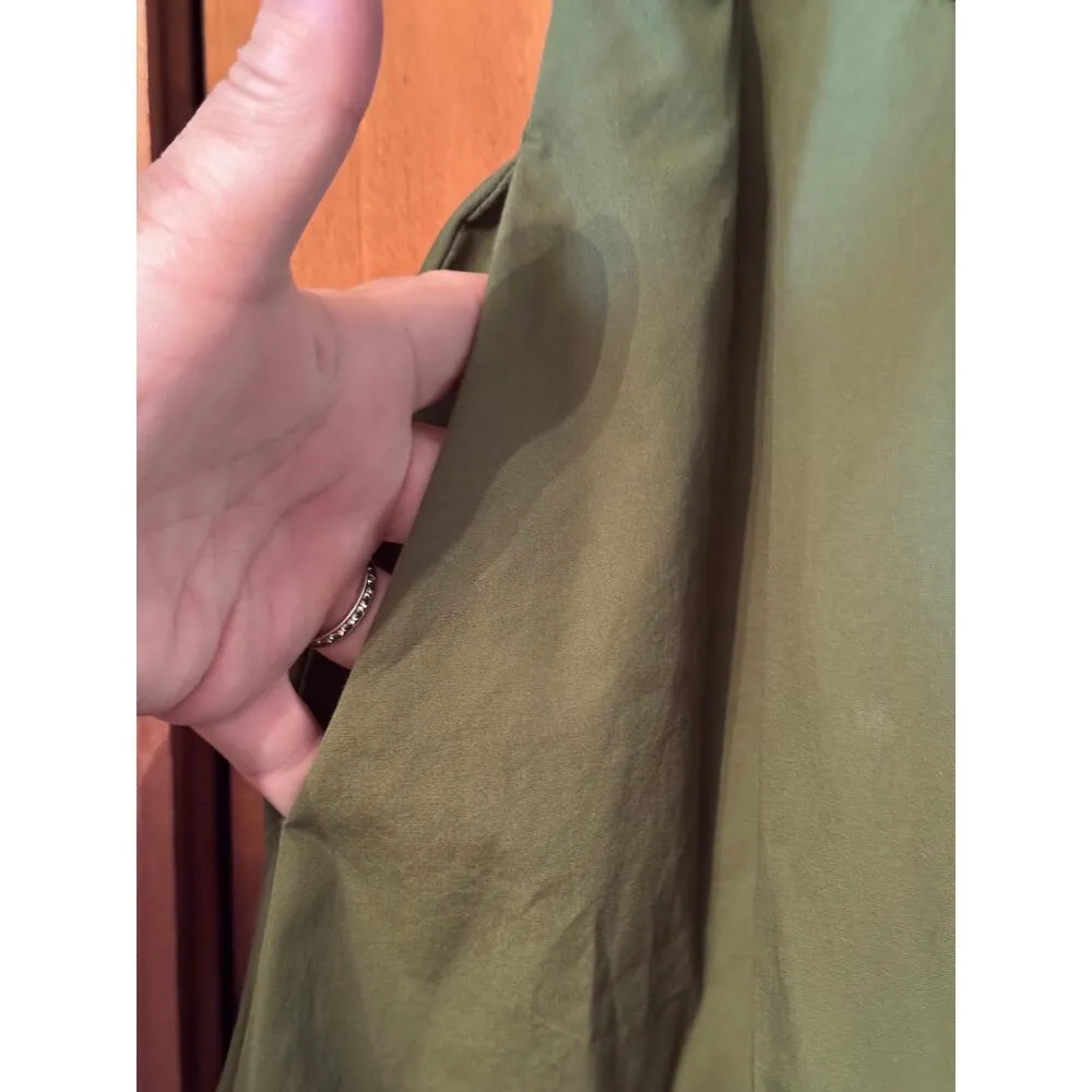 eShakti Custom forest green / black Jacki O style retro pockets 100% cotton - Image 8