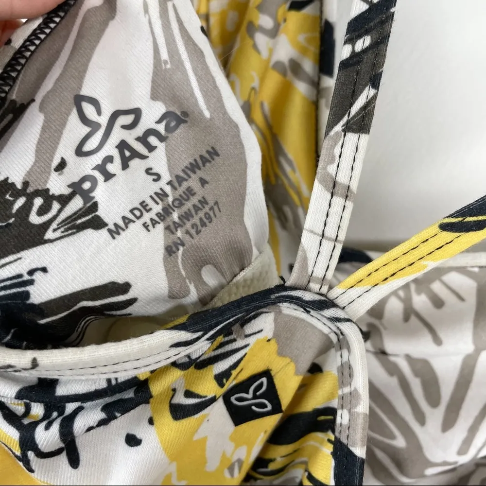 Prana Sonja Printed Strappy Back Mini Dress - Image 4