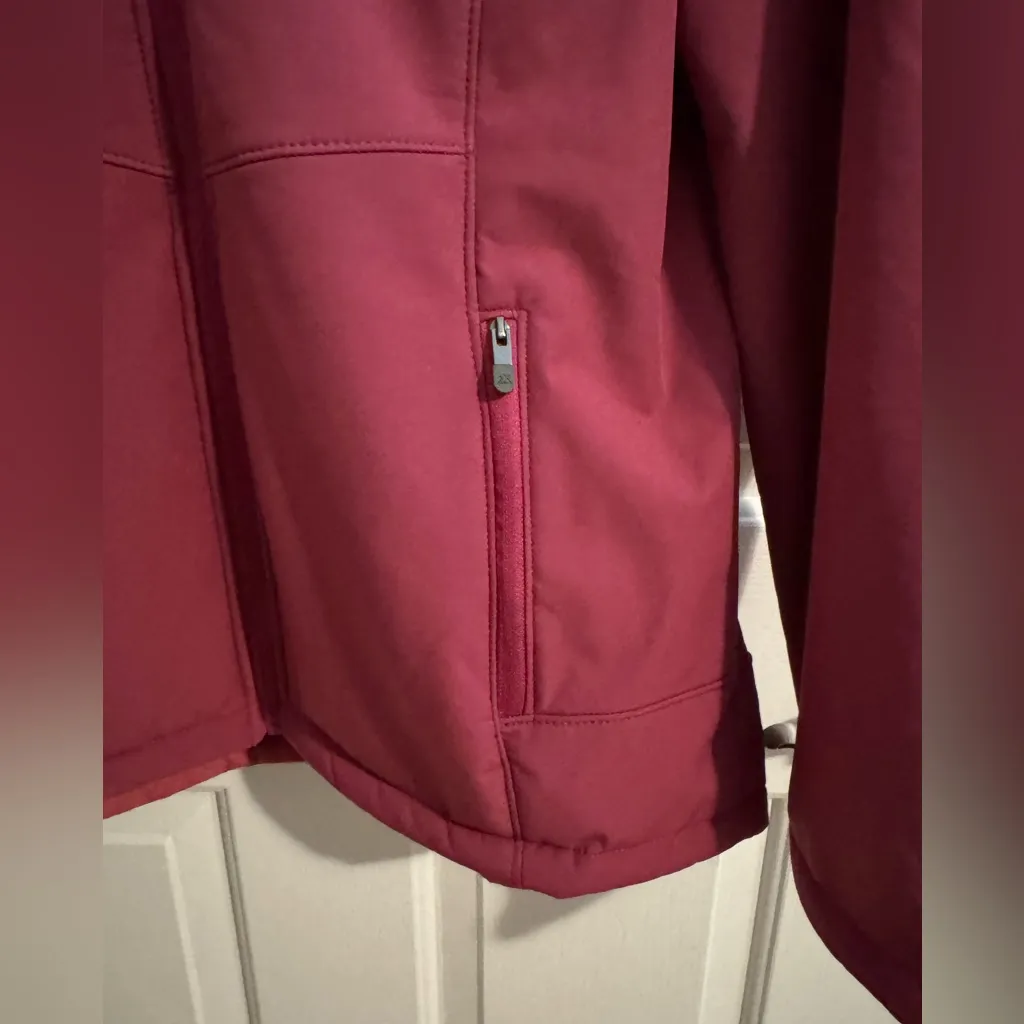 ZeroXposure New Lillian Soft Shell Lined Jacket Zip Pockets Raspberry Pink XL - Image 2