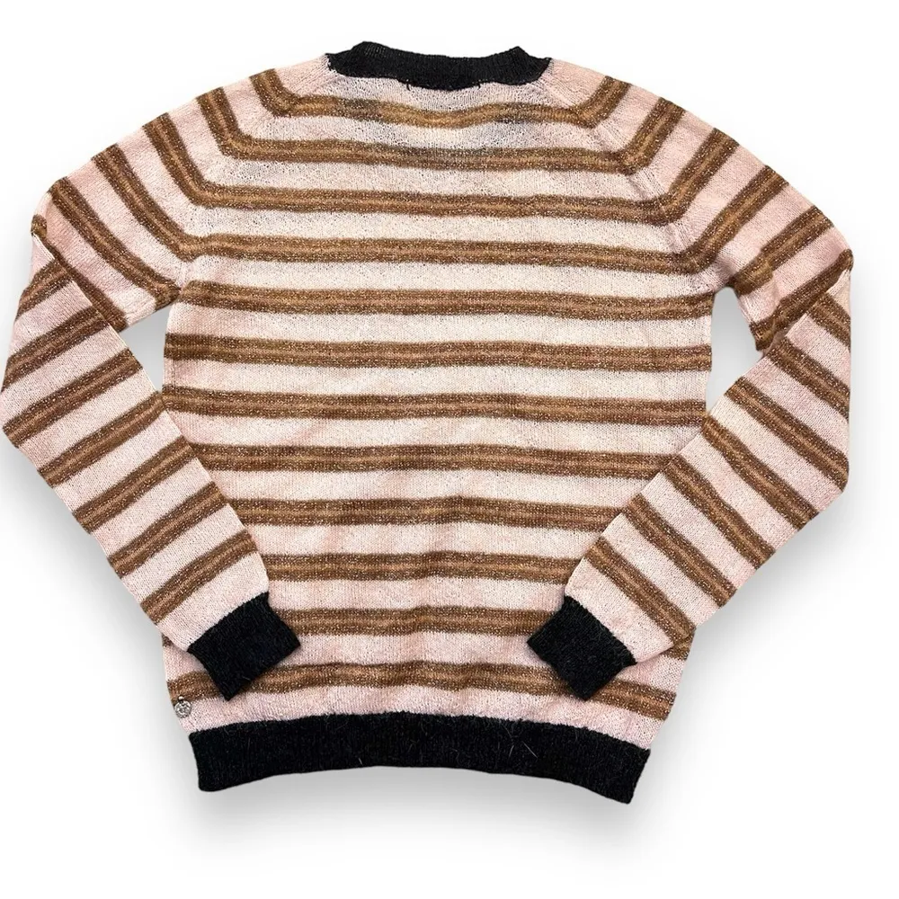 Scotch & Soda Blizzard Lizzard mohair lightweight striped pullover sweater, S - Image 7