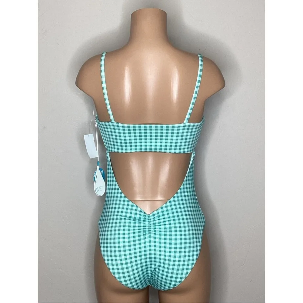 New. WET brand gingham swimsuit. Small. Retails $168 - Image 8