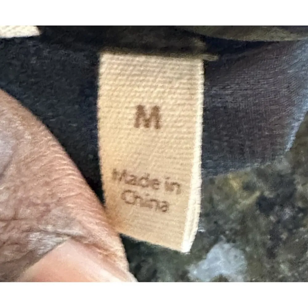 Soft Surroundings Anais Floral Sheer Button Up Dress Duster Sz M No Slip Flowy - Image 6