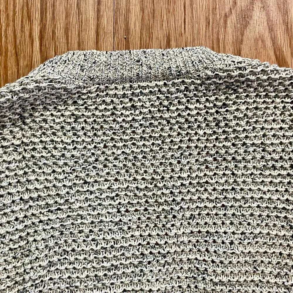 Madewell Cream Gray Marled Hartley Cardigan Sweater Womens Oversized XXSmall - Image 10