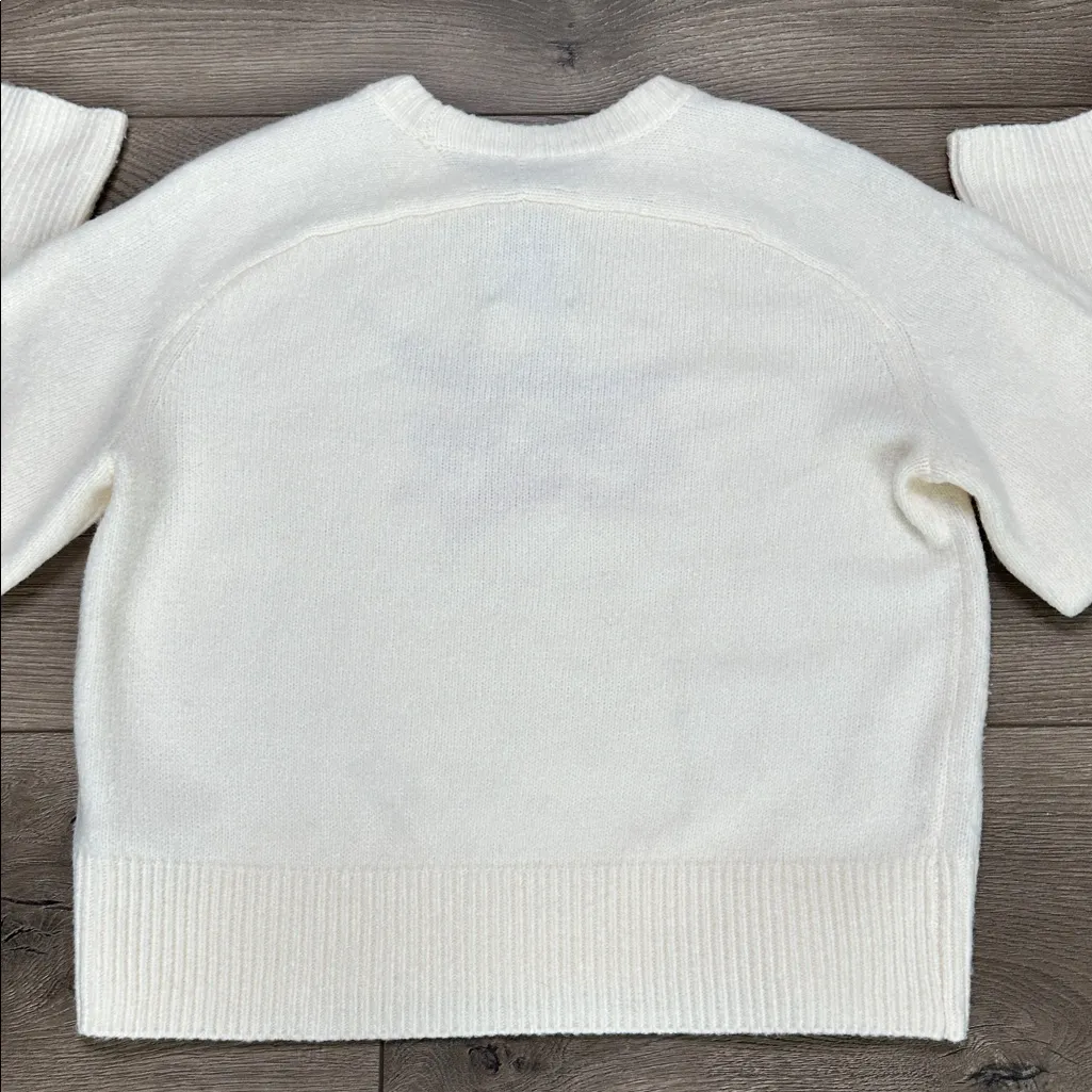 Abercrombie &‎ Fitch Madeline Textural Crew Sweater Cupid Graphic Size XS - Image 5