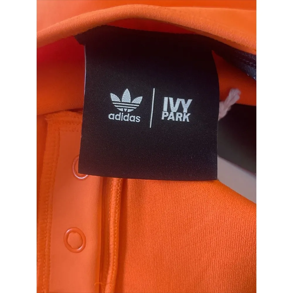 + Ivy Park Womens Plus Sz 1X Swim Bottom Solar Neon Orange Bikini Snap - Image 7