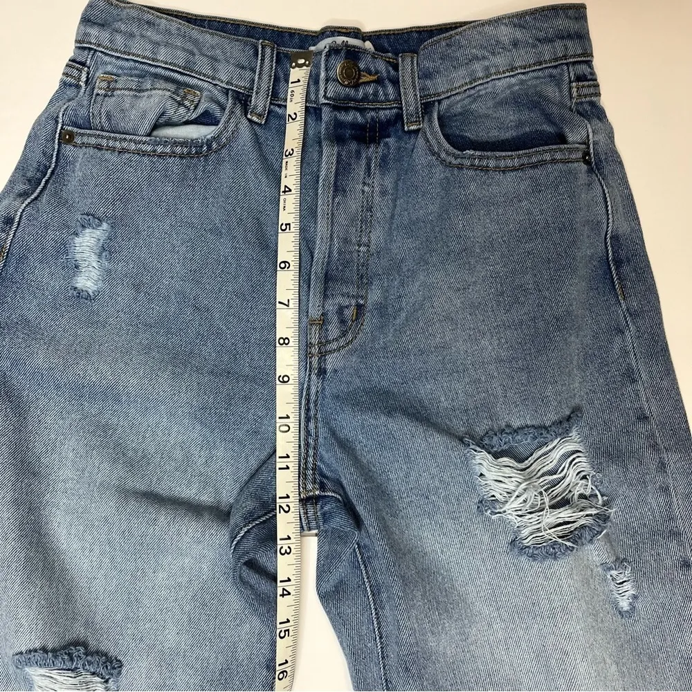Women’s Jeans Cello High Rise Distressed Dad Boyfriend Denim Size 3/26 - Image 9