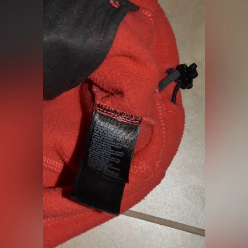 Womens Vintage Size Small Red The North Face Zipper Sweatshirt Fleece Jacket - Image 8