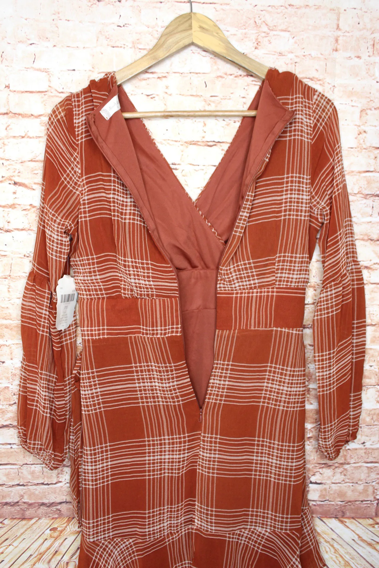 Altar’d State | Livorna plaid midi dress - Image 9