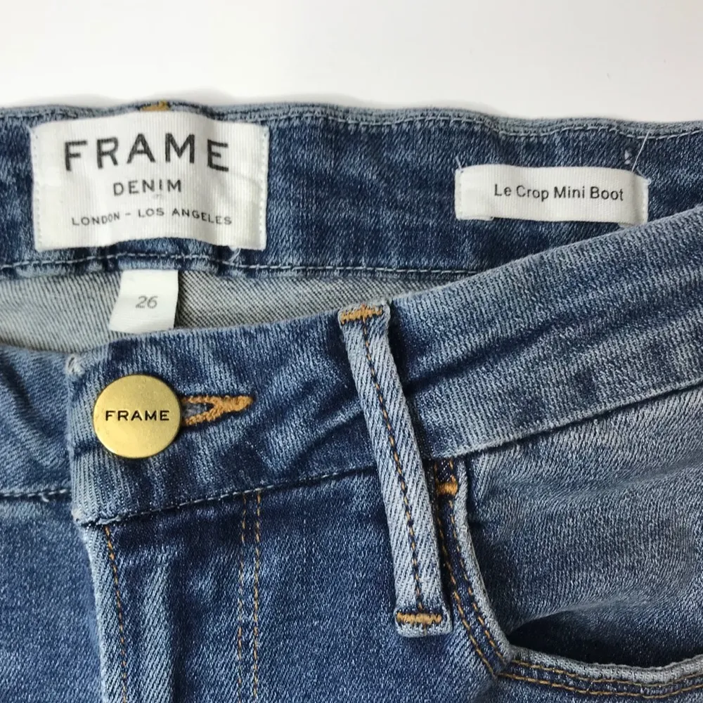 🌻Frame Denim Le Crop Mini Boot Medium Wash Jean 26 - Image 6