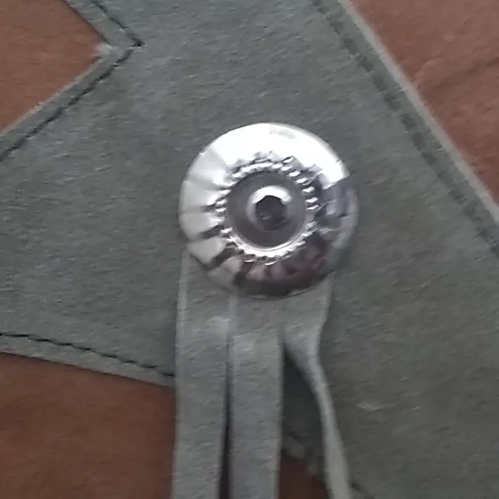 FINAL MARKDOWN Ladies' Handcrafted Fringed Leather Dress (Bust ≈ 52") Size undefined - Image 6