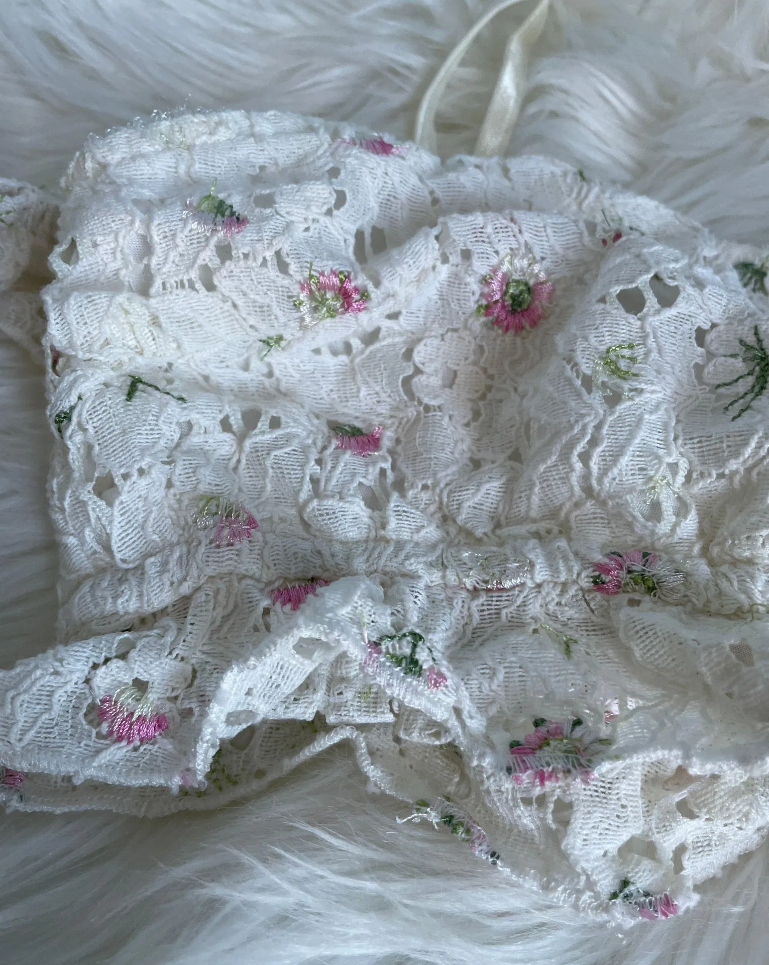 Floral Off The Shoulder Crop Top New W/O Tags - Image 3