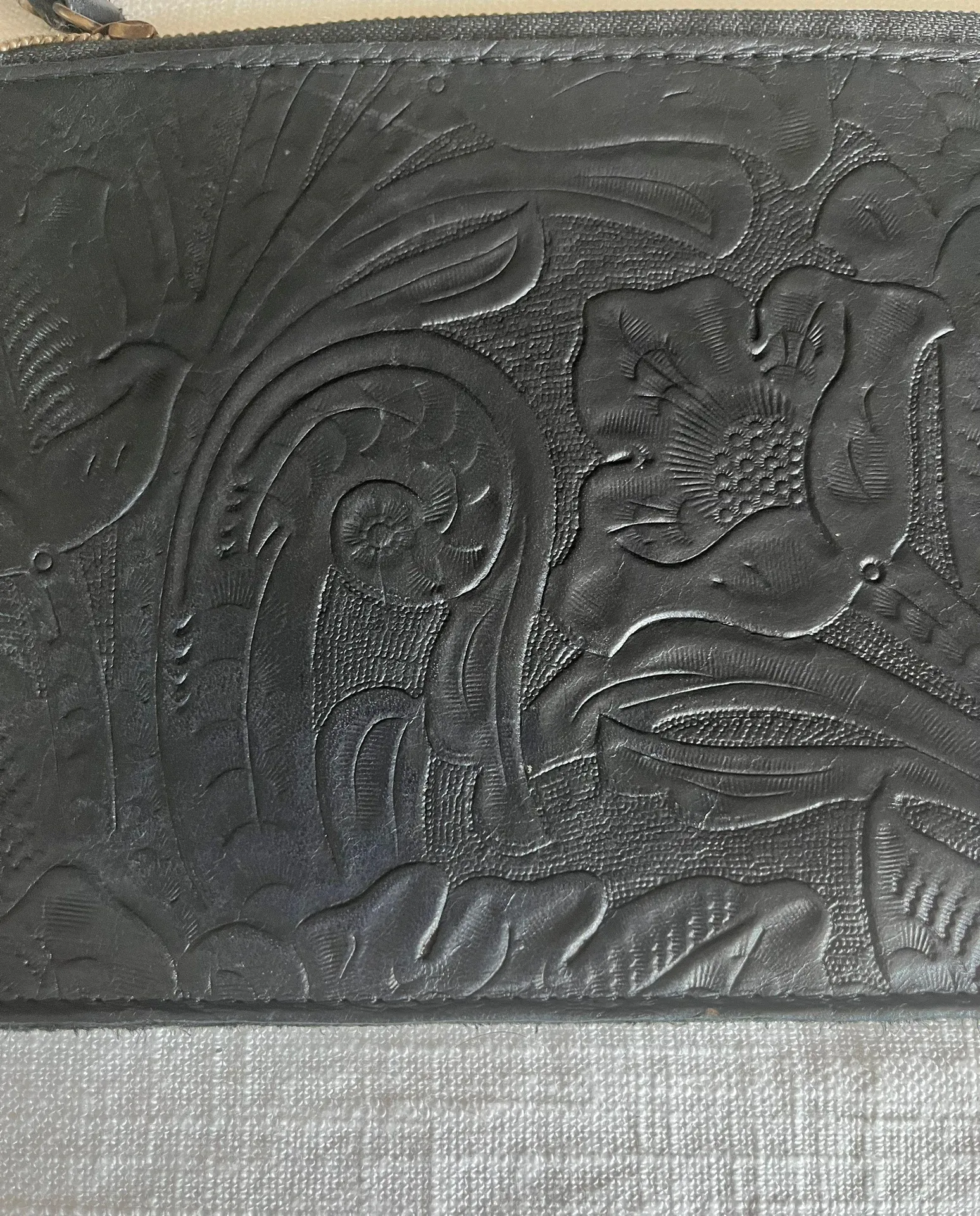 American Leather Co Wristlet Black - Image 3