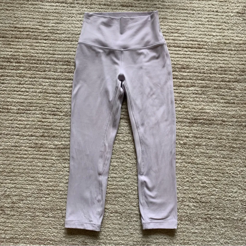 Lululemon Align Crop 21” Lavender Dew Size 4 - Image 2