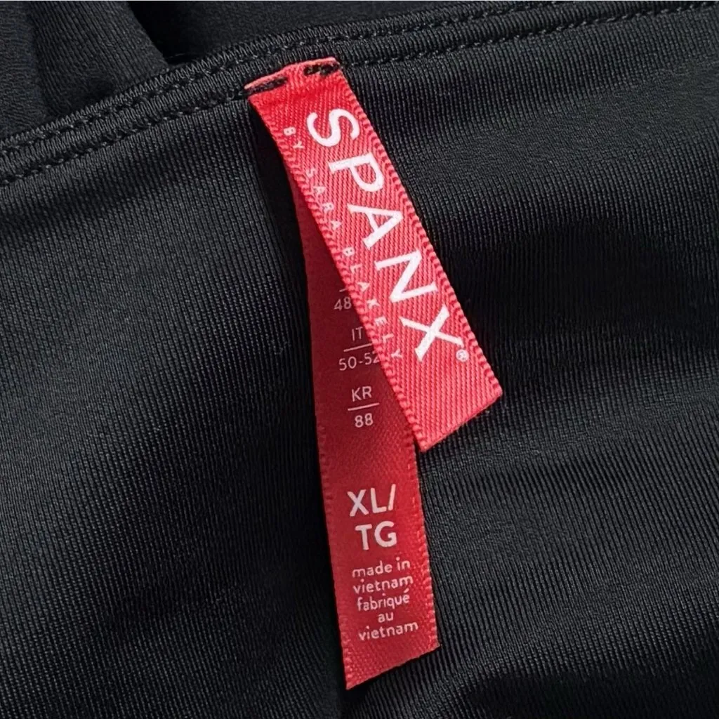 Spanx High Waisted Ponte Ankle Leggings Classic Black Capsule Career Slimming XL - Image 4