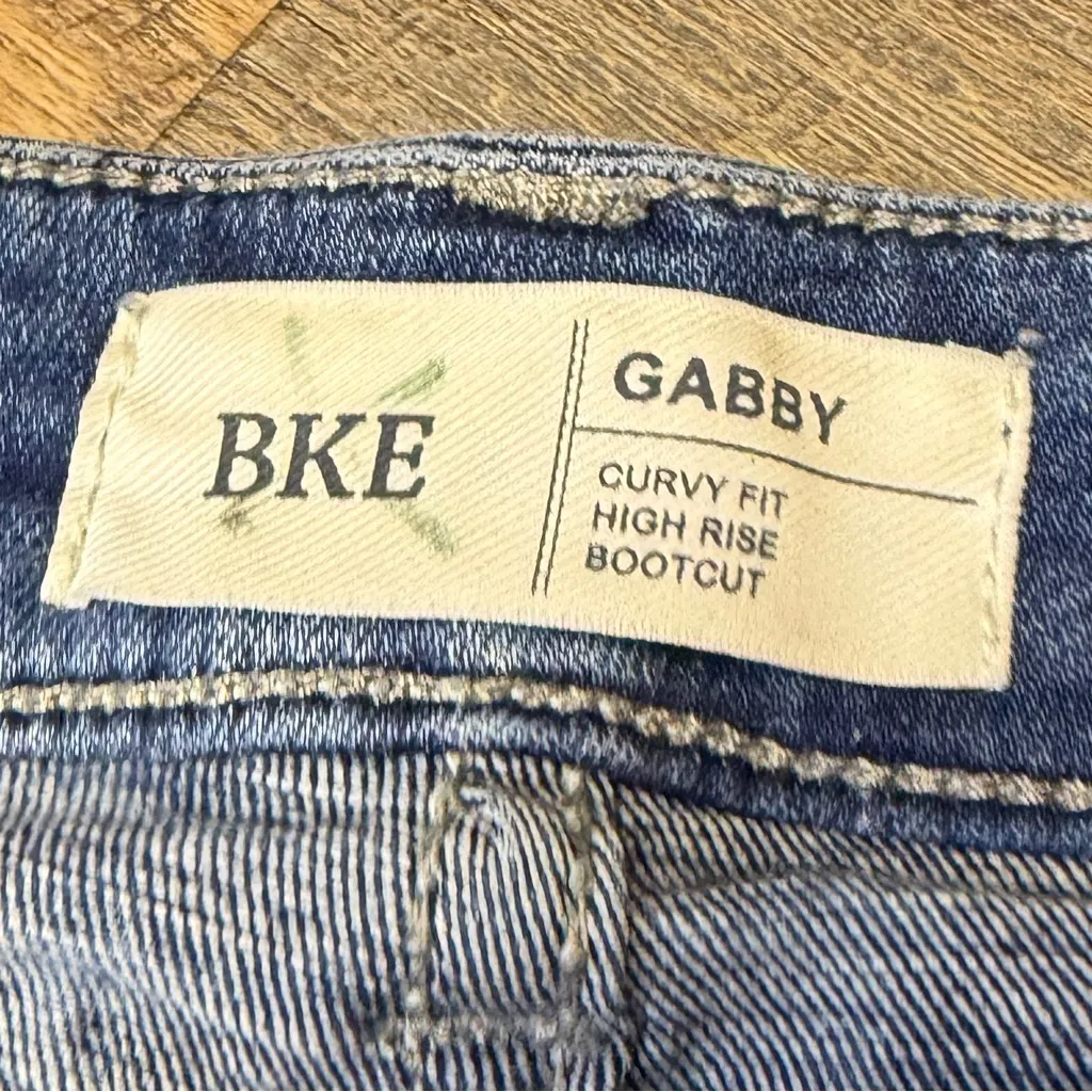 BKE Gabby Curvy Fit High Rise Bootcut Jeans Women's 30 x 26.5 Stretch Blue Denim - Image 4