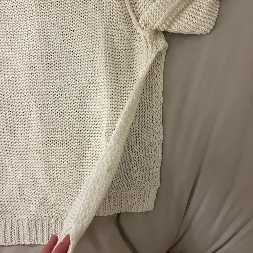 BROCHU WALKER SUMMER KNIT WHITE SWEATER - Image 3